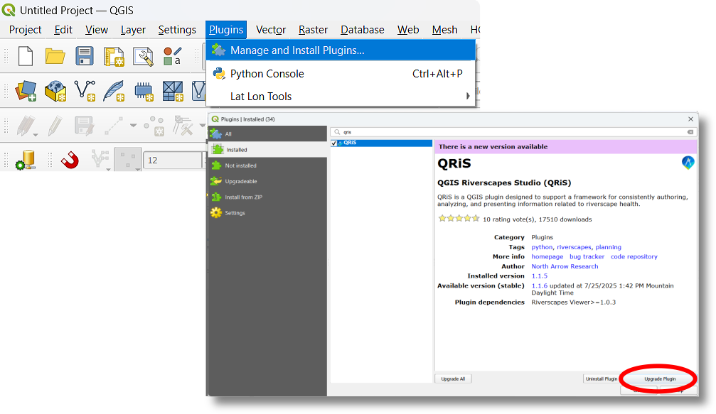 qris update plugin manager
