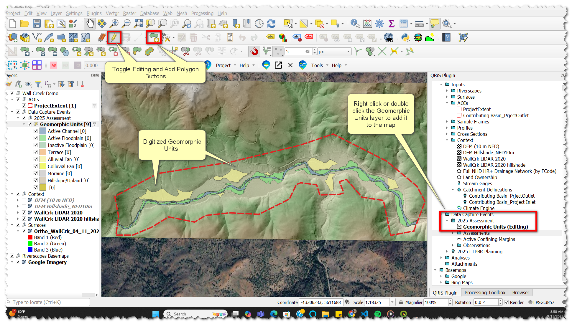 Geomorphic Units
