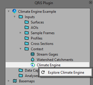 Climate Engine Project Tree