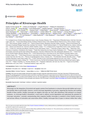 Glassic et al. (2025) Principles of Riverscape Heatlh image